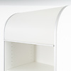 Pastoe Pastoe Fibre cabinet 207x55 cm white with transparent finish