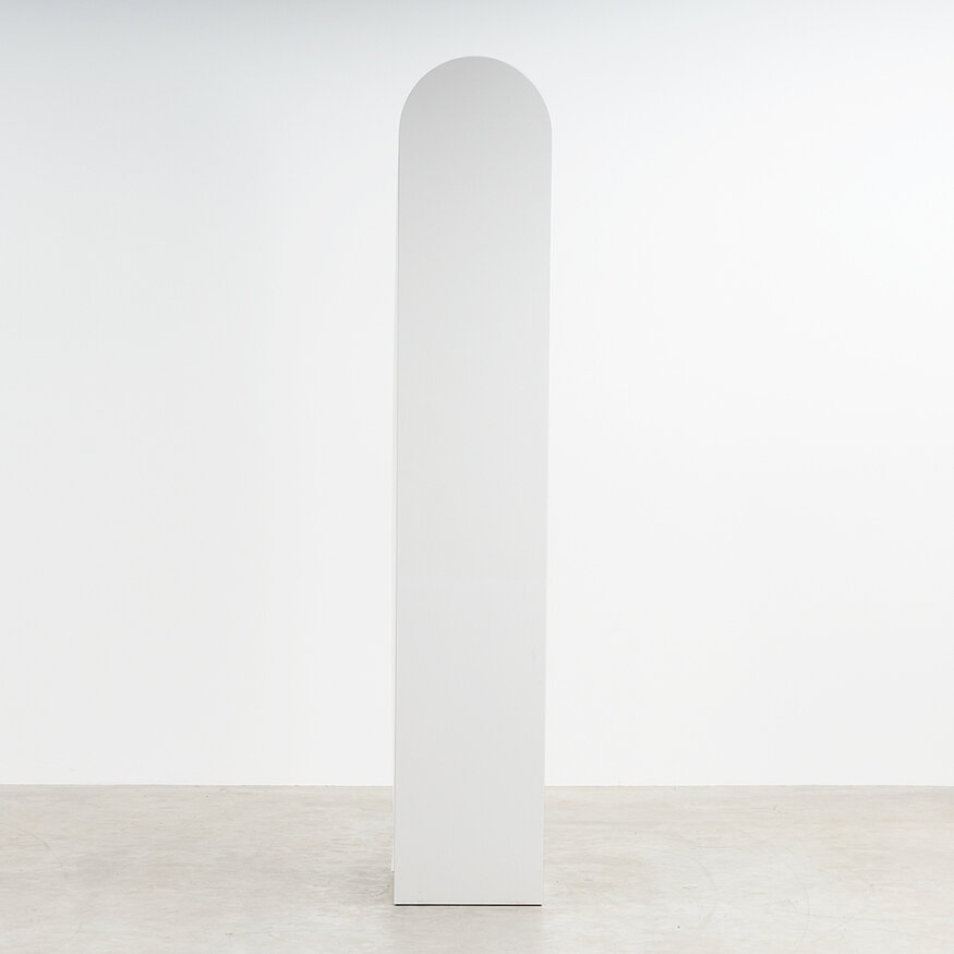 Pastoe Pastoe Fibre cabinet 207x55 cm white with transparent finish