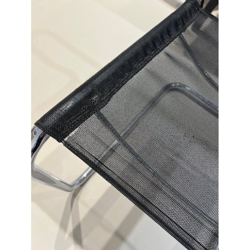 Thonet Mart Stam S33 stoel netweave zwart Thonet