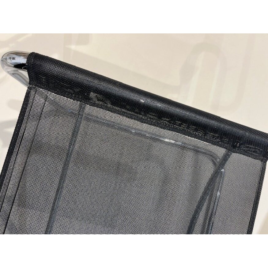 Thonet Mart Stam S33 stoel netweave zwart Thonet