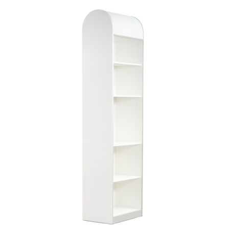 Pastoe Fibre cabinet 207x55 cm white with transparent finish