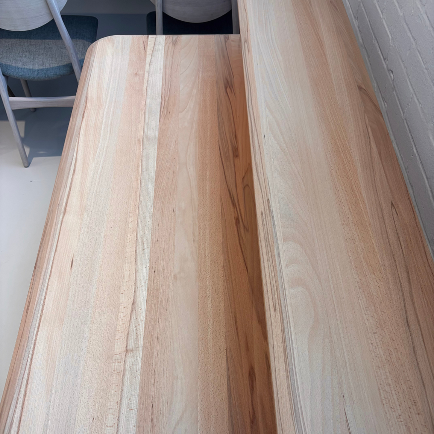 Olger Desk Without Cable Cut-out 150x75 Oiled Beech