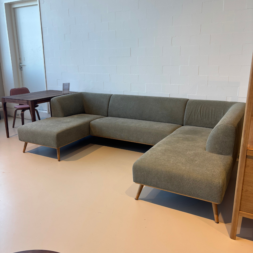 Metta U-shape Left sofa / Bloq Eucalyptus 192