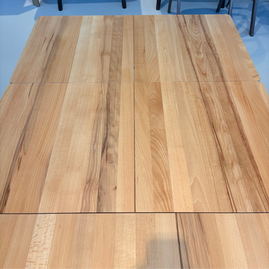 Eevi Tafel Uitschuifbaar 200x100+(2x50) Beuken mat gelakt