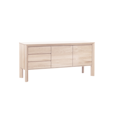 Eevi Dressoir 3-vak | Eiken Whitewash