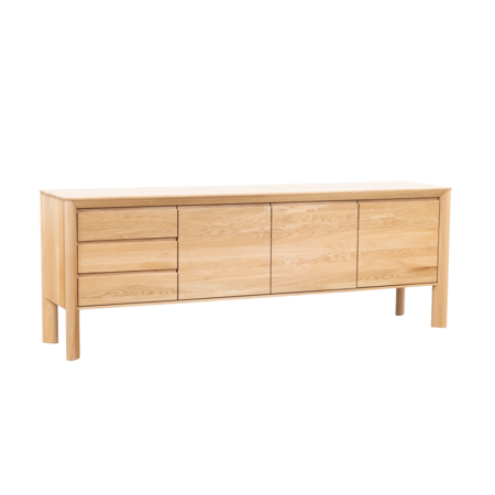 Eevi Dressoir 4-vak | Eiken