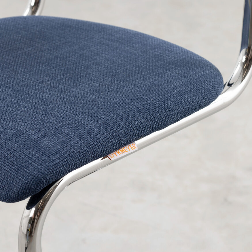 Dykmeyer De Purmer design tubular frame Dining chair