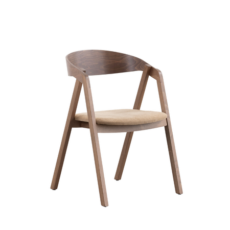 Edske Walnut Coloured | Seat Taupe