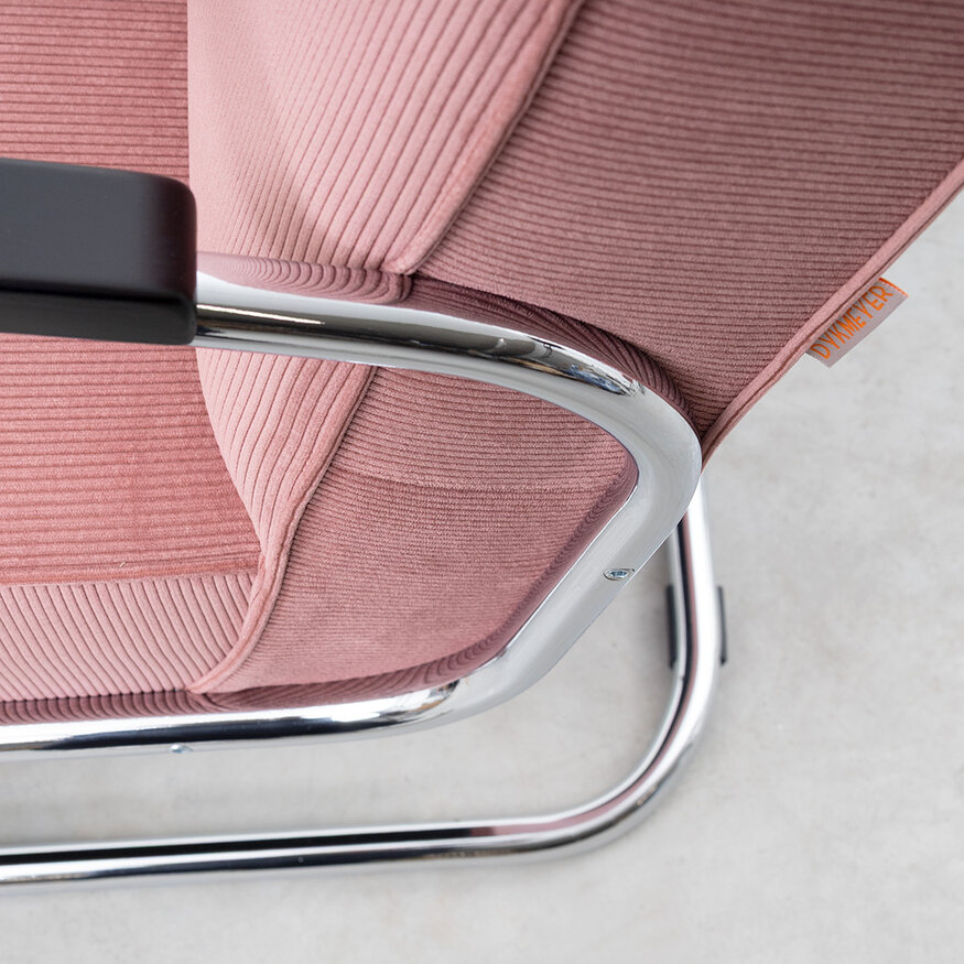 De Zwaan Tubular Frame Armchair Dykmeyer De Zwaan Tubular Frame Armchair
