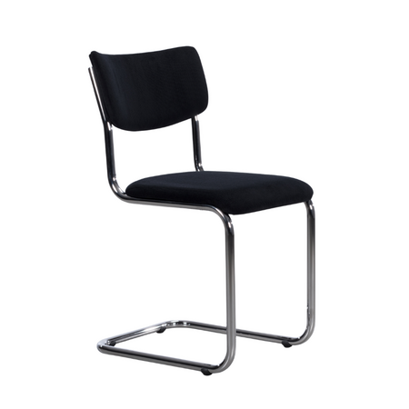 De Purmer | Rib fabric Black