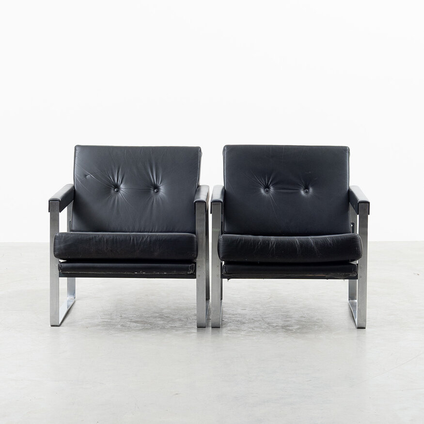 Tempelman armchair AP72 black leather AP Originals Tempelman armchair AP72 black leather