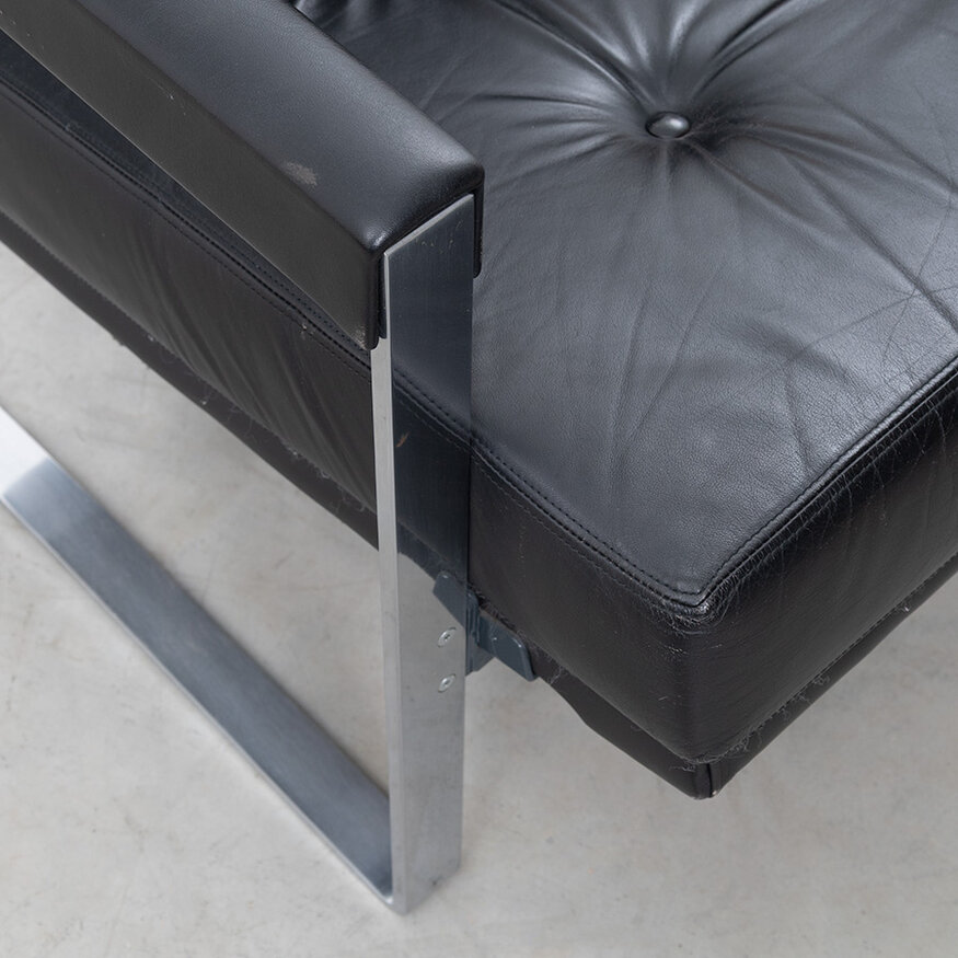 Tempelman armchair AP72 black leather AP Originals Tempelman armchair AP72 black leather