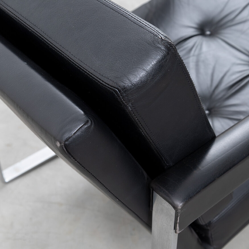 Tempelman armchair AP72 black leather AP Originals Tempelman armchair AP72 black leather
