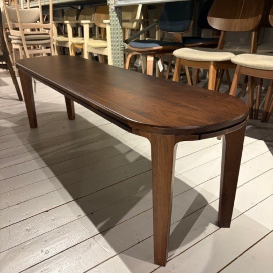 Onni Eettafelbank 160x40 Walnoot mat gelakt
