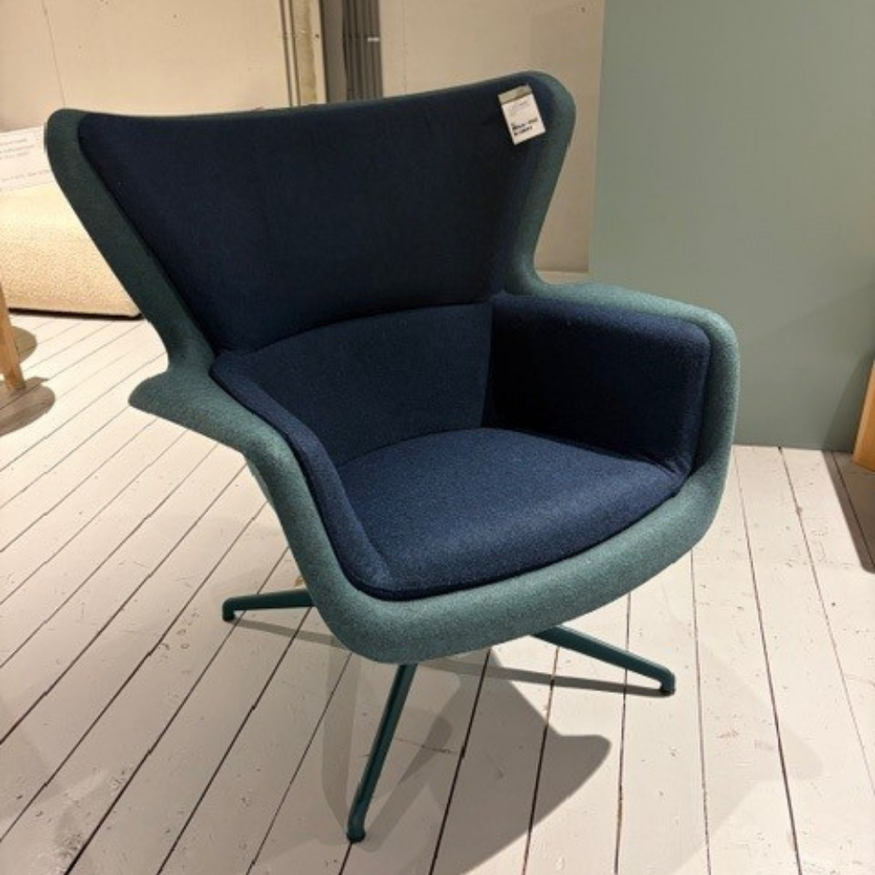 Spettr Draaifauteuil Petrol / Wolvilt