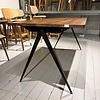 TD4 Dining Table 160x80 Walnut matte lacquered / Black