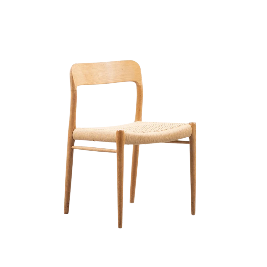 Niels Otto Moller chair model No. 75 J.L. Møllers Møbelfabrik Niels Otto Moller chair model No. 75