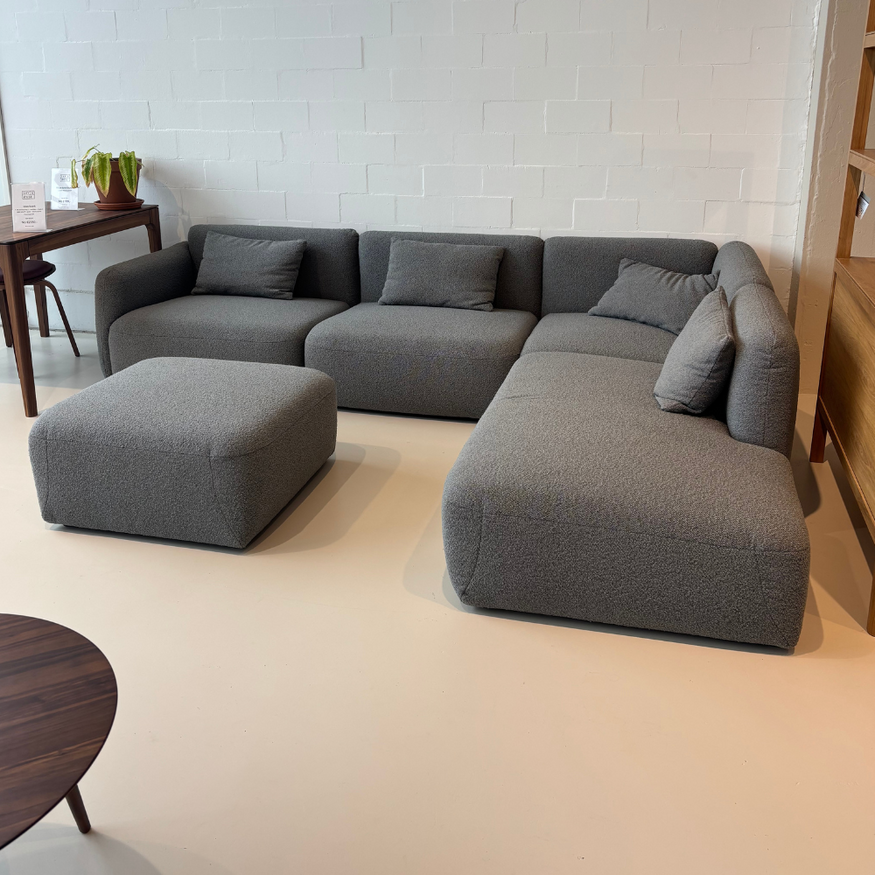 Ides Sofa - 4 elements + pouf and decorative cushions / Copenhagen 801