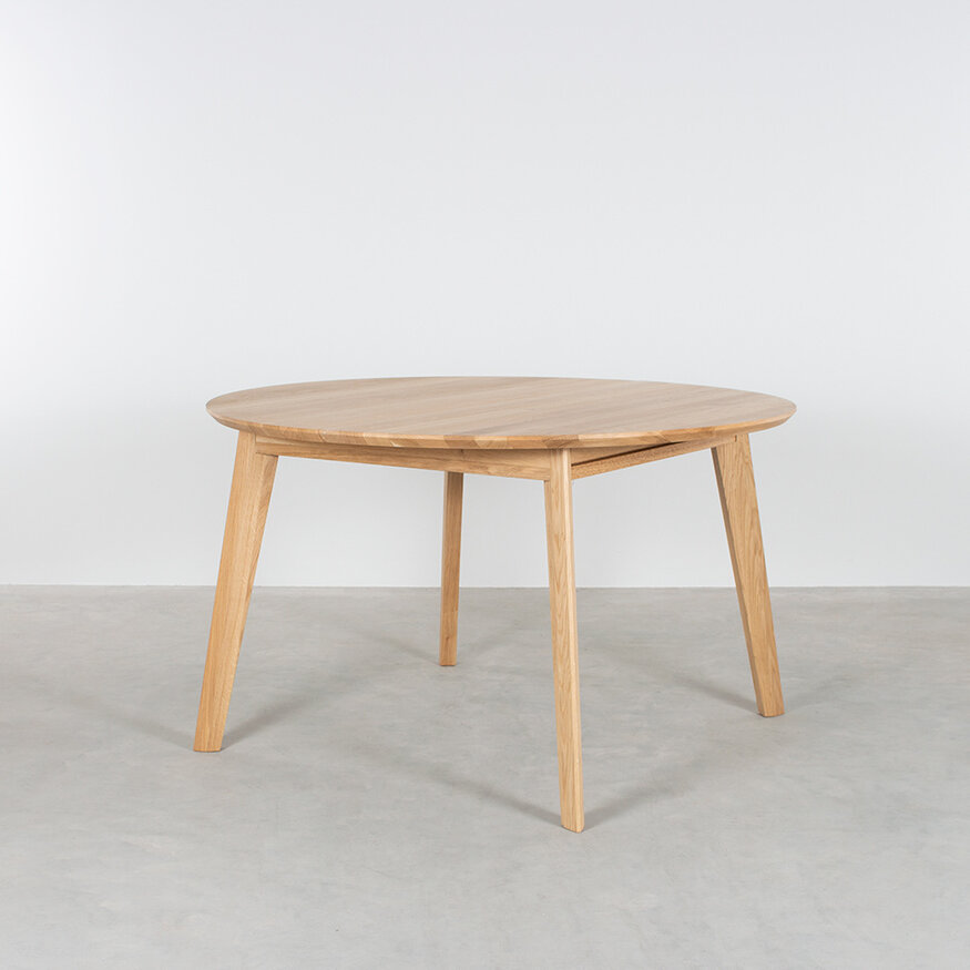 Ronde uitschuifbare tafel Nonne Ø130+(1x50) Sav & Økse Ronde uitschuifbare tafel Nonne Ø130+(1x50)