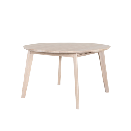 Nonne Tafel Rond Uitschuifbaar Ø140+(1x60) | Eiken Whitewash