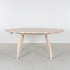 Sav & Økse Round extentable table Nonne Ø140+(1x60)