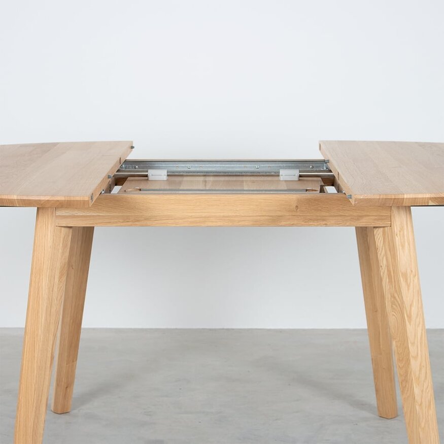 Sav & Økse Ronde uitschuifbare tafel Nonne Ø120+(1x50)