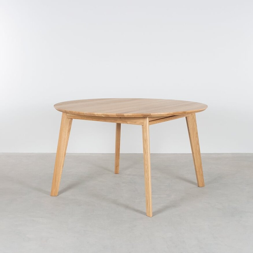 Sav & Økse Ronde uitschuifbare tafel Nonne Ø120+(1x50)