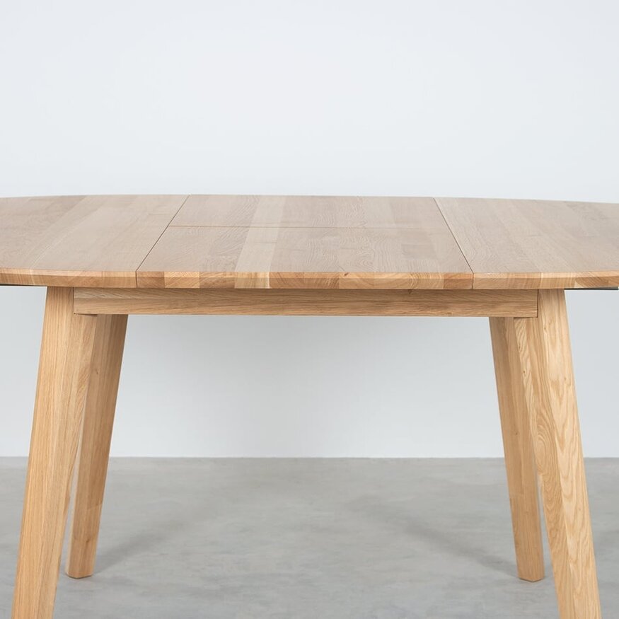 Sav & Økse Ronde uitschuifbare tafel Nonne Ø120+(1x50)