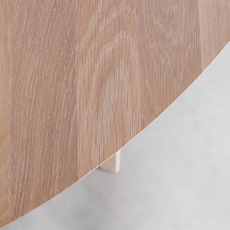Sav & Økse Ronde uitschuifbare tafel Nonne Ø120+(1x50)