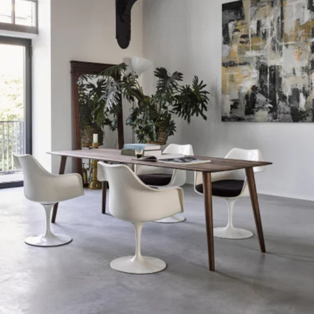 Straight dining tables