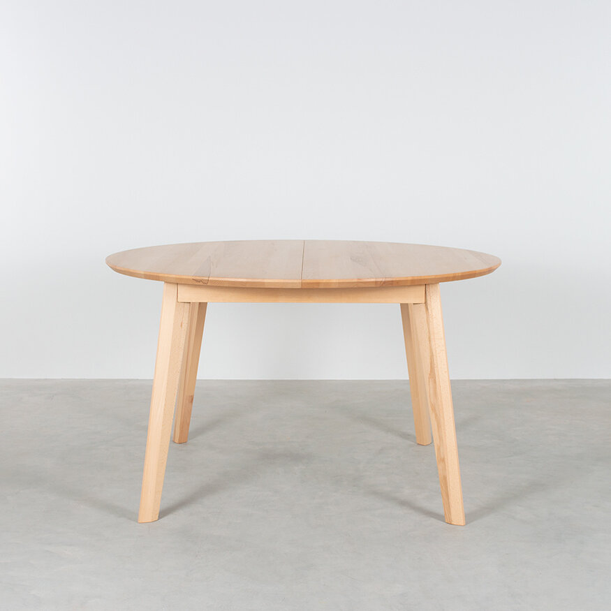Round extentable table Nonne Ø120+(1x50) Sav & Økse Round extentable table Nonne Ø120+(1x50)