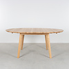 Sav & Økse Ronde uitschuifbare tafel Nonne Ø130+(1x50)
