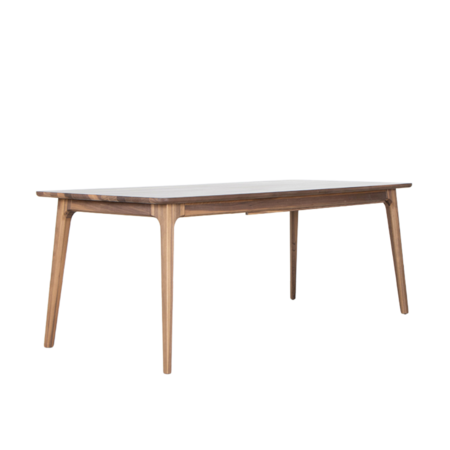 Fjerre Tafel Uitschuifbaar 200x90+(1x50) | Walnoot Geolied