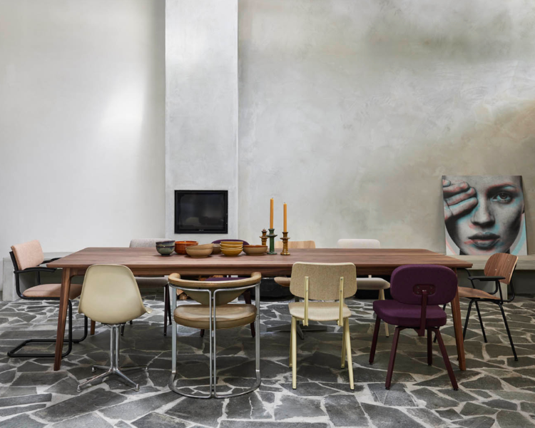 Vintage designmeubels uit de collectie van De Machinekamer