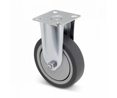 Kółko stałe z gumy TPR 100 mm - 80 kg