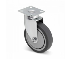 Kółko obrotowe z gumy TPR 100 mm - 80 kg