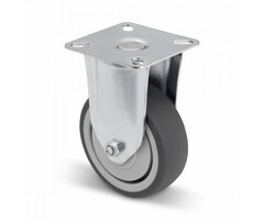 Kółko stałe z gumy TPR 75 mm - 60 kg