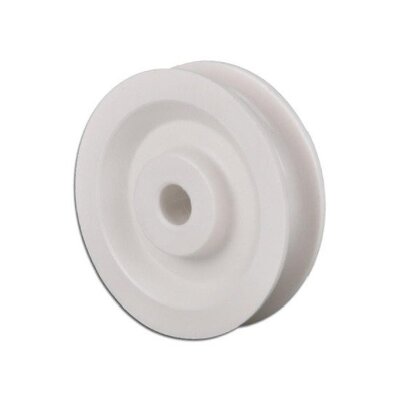 Plastikowy krążek kablowy 100 mm z rowkiem U - 160 kg