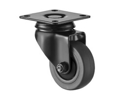 Czarne kółko obrotowe 50 mm - 40 kg