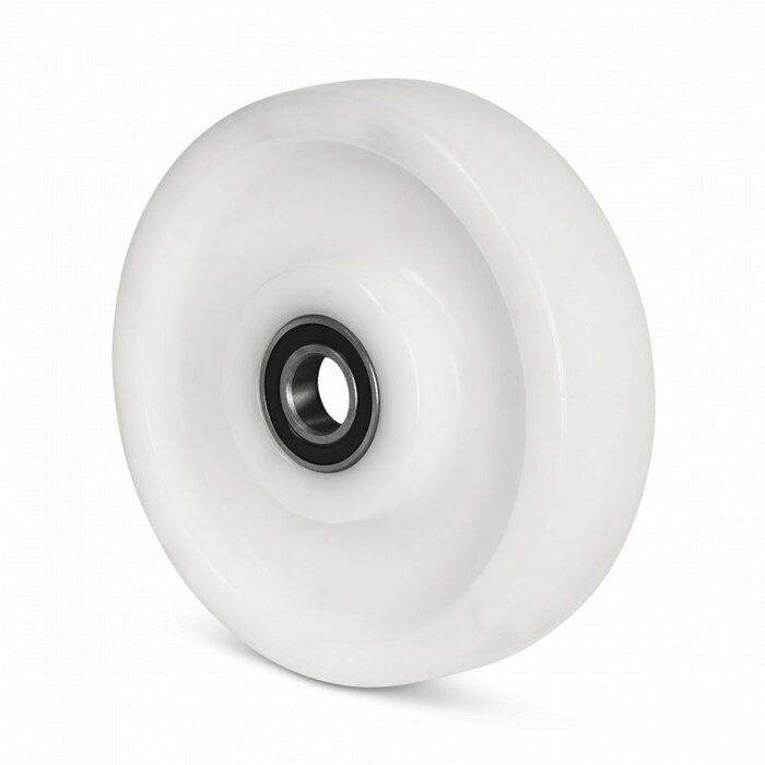 Kółko nylonowe 250 mm - otwór łożyska kulkowego 25 mm - 1500 kg
