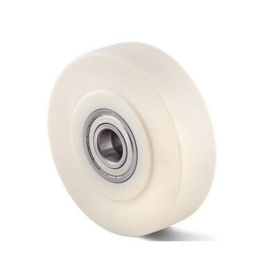 Nylon odlewany kóło 80 mm - łożysko kulkowe - 1000 kg