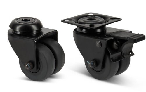 Rozszerzenie: podwójne czarne kółka obrotowe