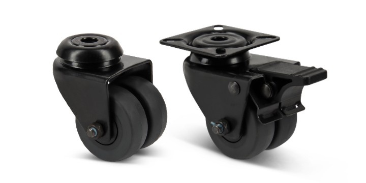 Rozszerzenie: podwójne czarne kółka obrotowe