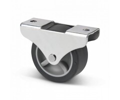 Gumowe kółko stałe 50 mm koło ładunkowe - 50 kg