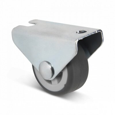 Gumowe kółko stałe 30 mm - Kółko ładunkowe - 45 kg