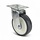 Kółko obrotowe PU 80 mm - łożysko kulkowe - 120 kg