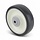 Kółko PU 80 mm - łożysko kulkowe 8 mm - 120 kg