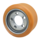 Koło napędowe z poliuretanu 254 x 100 mm – otwór 80 / 5 x 18,5/24  / kołnierz