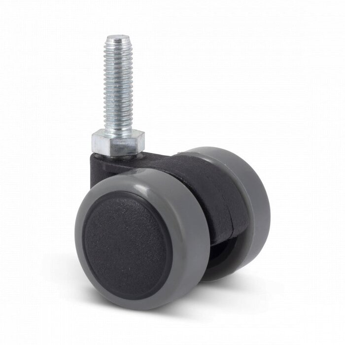 Czarne kółko meblowe 35 mm - M8