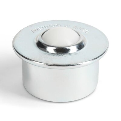 Stalowy słoik na kulki 22,2 mm - plastikowa rolka na kulki - 50 kg